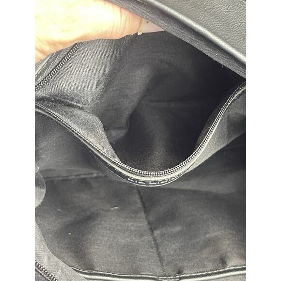 Vintage Liz Claiborne Black Crossbody Bag Adjustable Shoulder Strap​​ - Picture 9 of 14